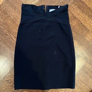 Herve Leger black skirt